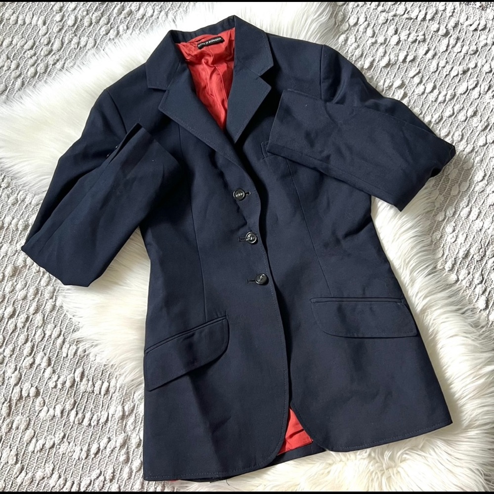 Navy Equestrian Riding Jacket - Picture 2 of 8